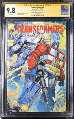 Transformers #1 (2024) - CGC 9.8 подпись серии - подписано Джонбой Майерс! - Изображение 1 из 2
