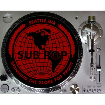 Sub Pop Records - Spanning The Globe For Profit - Turntable Slipmat NIRVANA New