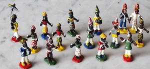Sammlung Vintage 50er Volkskunst Ton Figuren Brasilien Ethno Folk Art Brazil - Picture 1 of 20