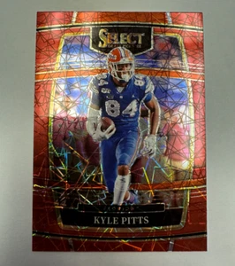 2022 Panini Select Draft Picks Kyle Pitts Red Lazer Prizm #81 - Picture 1 of 2