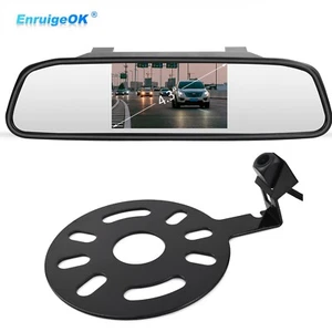Car Rear View Backup Camera For Jeep Wrangler Spare 2007-2018 + 4.3" Monitor Kit - Picture 1 of 17