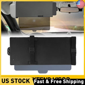 Car Sun Visor Extension Extender Shield Truck Front Side Window Shade Anti Glare - Picture 1 of 9