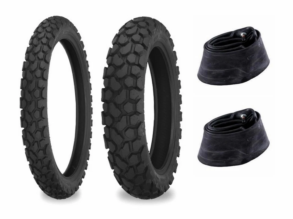 Shinko 3.00-21 & 4.60-17 700 Tires & Tubes XL250R,XL350R,XL500R, Kawasaki KLR250 - Image 1 of 2