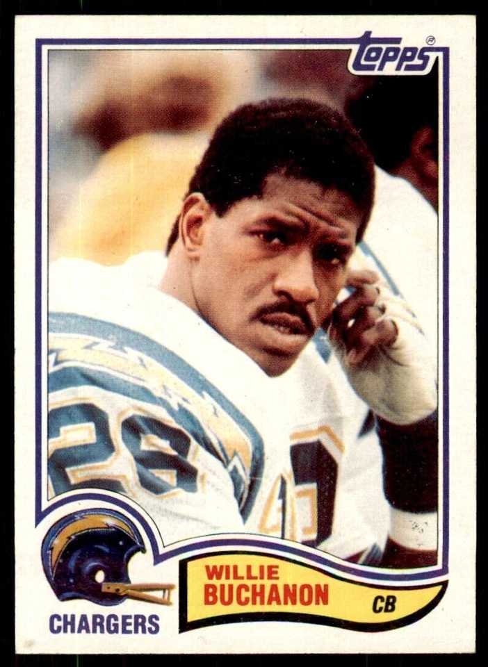 1982 Topps Willie Buchanon San Diego Chargers #227* - Image 1 of 2