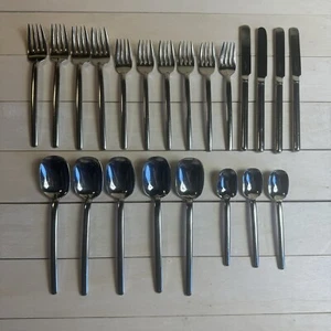 Mikasa Zena flatware Glossy 22 Pieces - Picture 1 of 10