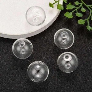 5 Handmade Blown Glass Globe Beads Round 40mm (B5) - Picture 1 of 3