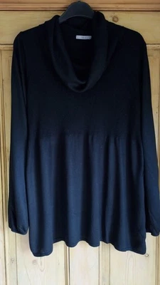 Long Jumper / Tunic  20 black M&S Marks and Spencer Cowl Neck - Image 1 of 4