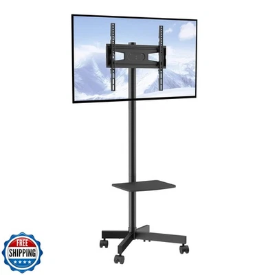 Soporte de TV Móvil VEVOR, Carro de TV Móvil para TV de 23 a 60 pulgadas, Heig Foto 1 de 4