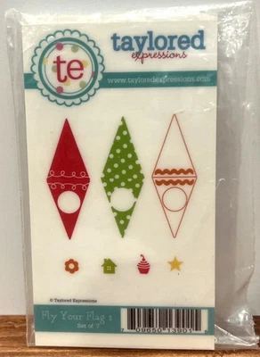 Juego de 1 estampillas de goma Fly Your Flag de Taylored Expressions - Juego de 7 Foto 1 de 2