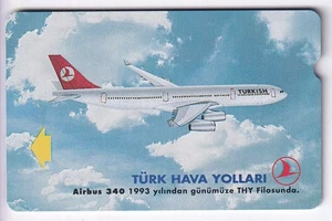 ASIE TELECARTE / PHONECARD .. TURQUIE 60U PTT ALCATEL AVION 1994 MINT/NEUVE - Picture 1 of 2