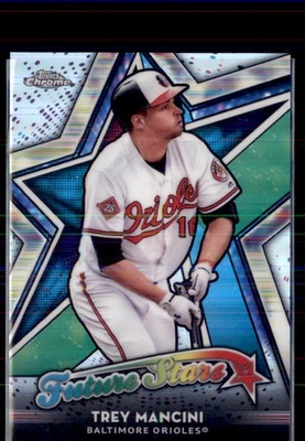 2018 Topps Chrome Future Stars Trey Mancini Orioles FS-16 - Image 1 of 2
