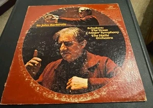 Sir John Barbirolli Conducts Shubert C Major w/ The Halle Orchestra LP S-60194 - Picture 1 of 3