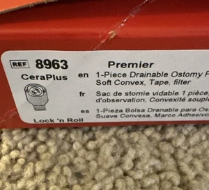 Caja de 10 Hollister Premier #8963 1-1/8" 29 mm 1 pieza bolsa de ostomía drenable-1 2029 - Imagen 1 de 6
