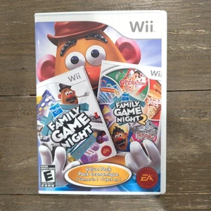 Hasbro Family Game Night Value Pack 1 y 2 (Nintendo Wii) Completo en Caja Probado - Imagen 1 de 8