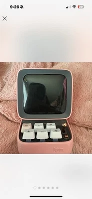 Divoom Ditoo Pro 复古像素艺术蓝牙扬声器和报警便携式 - 粉红色 — 第 1/4 张图片