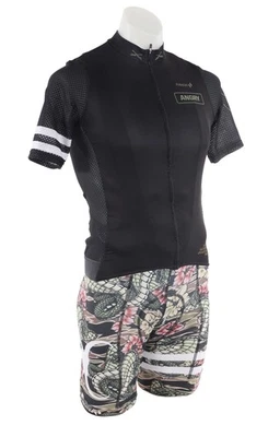 Panache Angry Bovine Manga Corta Pro Air Road Ciclismo Kit Hombres S/M Floral Grava Foto 1 de 4