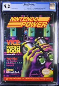 NINTENDO POWER #24 - CGC 9.2 - VICE PROJECT DOOM - Picture 1 of 2
