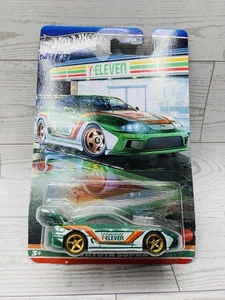 Custom Wheel Swapped Hot Wheels Silver Series Toyota Supra 7-11 Exclusive - Bild 1 von 21
