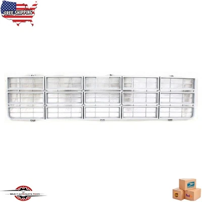 For 1977-1980 Chevrolet C10 / K10 New Front Grille Assembly Light Silver Plastic Foto 1 de 4