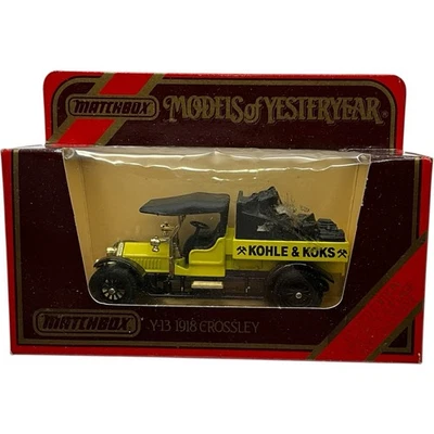 Matchbox Models Of Yesteryear Y13 1918 Crossley Kohle & Koks 1:47 Nos 1984 - Image 1 of 4