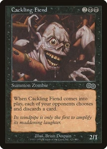 1998 Cackling Fiend Urza's Saga MTG Magic the Gathering LP - Picture 1 of 1