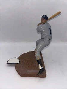 2008 Mickey Mantle NY Yankees 6 Zoll Figur von McFarlane Toys Away grau lose - Bild 1 von 8