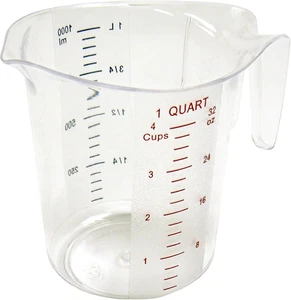 Taza Medidora Policarbonato 1 Quart Transparente Para Cocina Reposteria y Uso - Bild 1 von 12