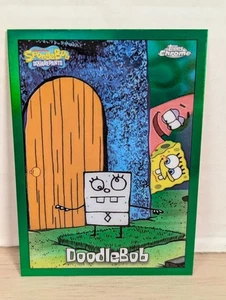 2025 Topps Chrome SpongeBob Doodlebob #2 Kelp Green Refractor - Bild 1 von 11