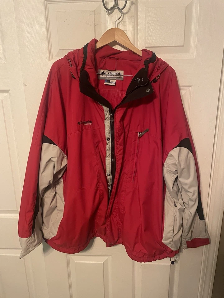 Red Columbia Vertex Bugaboo Shell 4XL Foto 1 de 4