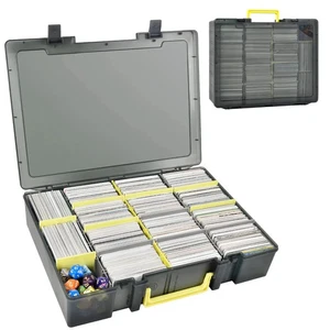 2300+ Trading Card Game Storage Case Carry Box TCG Pokemon Magic YuGiOh Singles - Picture 1 of 9