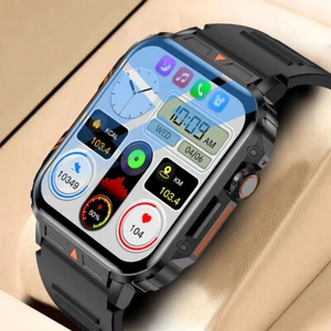 New Smart Watch Men Full Touchscreen GPS Waterproof Bluetooth Call Smart Watches - Picture 1 of 16