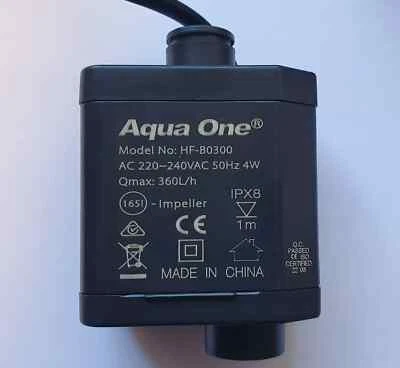 Aqua One Replacement Pump for Platform 37 Aquarium Brand new FREEPOST UK
