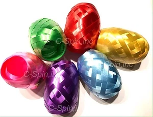 6 Rolls 198ft Long Curling Ribbon Balloons Party Supplies Crimped Gifts Wedding - Picture 1 of 9