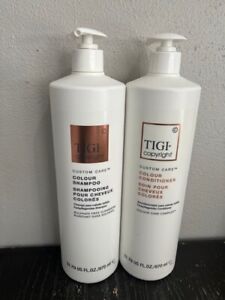 Tigi Custom Care Colour Shampoo & Conditioner Liter Duo 32.79 Oz BRAND NEW