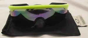 OAKLEY RAZOR BLADES 1988 NEON W VIOLET LENS BLACK TRIGGERS PINK NOSE SUNGLASSES - Picture 1 of 14