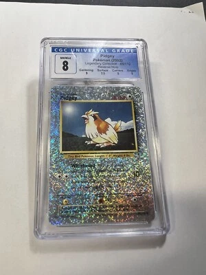 Pidgey 85/110 Reverse Holo Legendary Collection CGC 8 Near Mint Pokémon TCG - Image 1 of 2