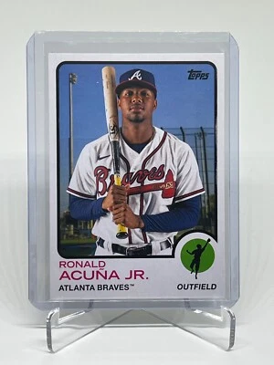 2021 Topps Archives 1973 Topps Ronald Acuña Jr. #111 Atlanta Braves - Image 1 of 2