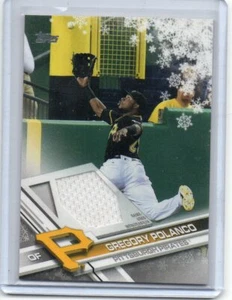2017 Topps Holiday Walmart Relics Gregory Polanco Jersey Pittsburgh Pirates R-GP - Picture 1 of 1