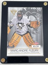 2003-04 Private Stock Titanium MARC-ANDRE FLEURY True Rookie RC /99 + 3 Parallel