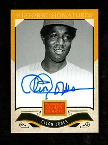 2012 Golden Age Historic Signatures CLEON JONES New York Mets Autograph - Picture 1 of 2