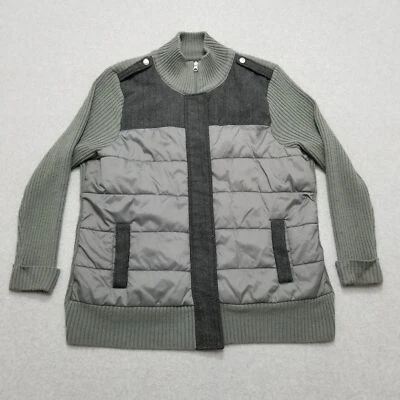 Женская куртка Lene Bryant 18/20 Вт с зелеными карманами свитер на молнии - Изображение 1 из 4