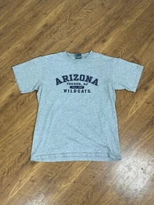 Vintage Official Wildcat Wear T Shirt Arizona Wildcats Spellout Official Gray M - Picture 1 of 5