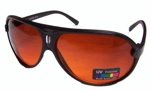 DELUXE BLUE BLOCKER DRIVING GLASSES mens womens sunglasses SUN298 UV LIGHT new - Picture 1 of 1