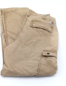 Carhartt Cargo Pants Men's 33X32 Tan Relaxed Fit RN #14806 - Picture 1 of 10