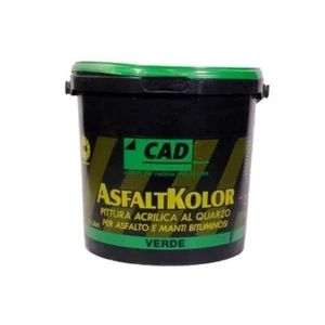 Vernice Acrilica AsfaltKolor Verde x Tetti Calpestabile per Guaina Asfalto 5 Lt - Foto 1 di 4
