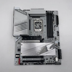 GIGABYTE Z790 AORUS Elite AX ICE Intel LGA1700 DDR5 ATX Motherboard - READ - Picture 1 of 13