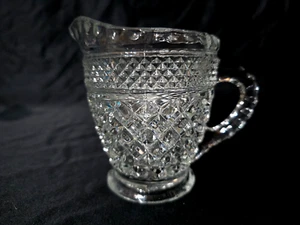 Vintage Anchor Hocking WEXFORD Half-Pint Pitcher 4.25" Milk Honey Syrup Cream - Picture 1 of 5