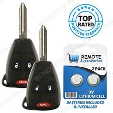 2 Replacement for Dodge Ram 2006 2007 2008 2009 keyless entry remote car key fob