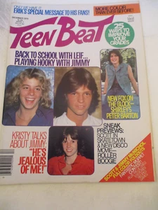 Kristy McNichol, Erik Estrada, Willie Aames - Teen Beat Magazine 1979 - Picture 1 of 1