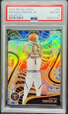 Michael Porter Jr 2022 Panini Revolution Galactic PSA 8